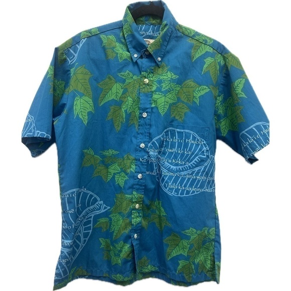 Hilo Hattie The Hawaiian Original Men’s Tropical Seashell Shirt Made in Hawaii - Picture 1 of 11